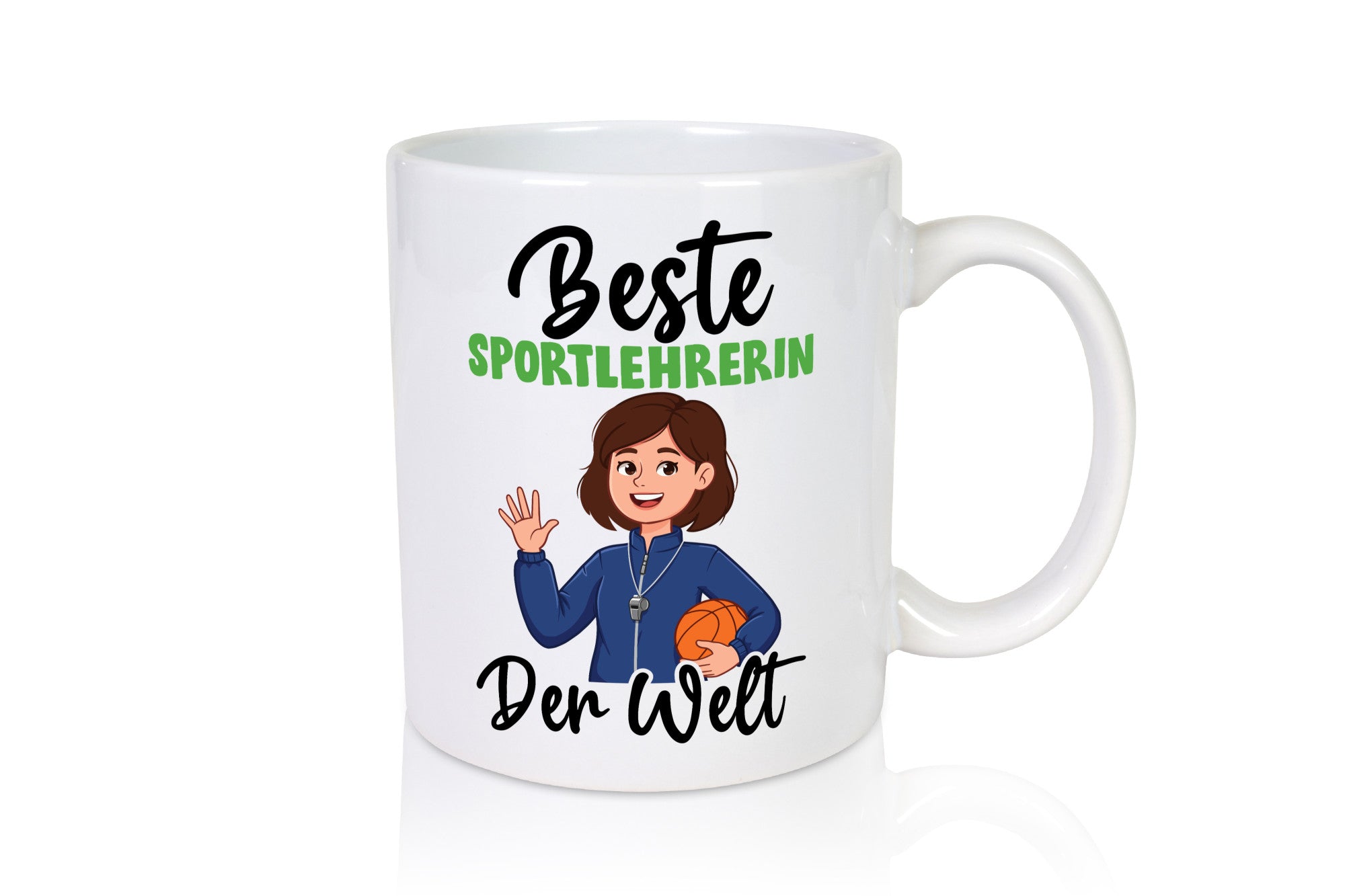 Beste Sportlehrerin | Lehrer Sport v2 lustig Humor Geschenkidee Geschenk Tasse