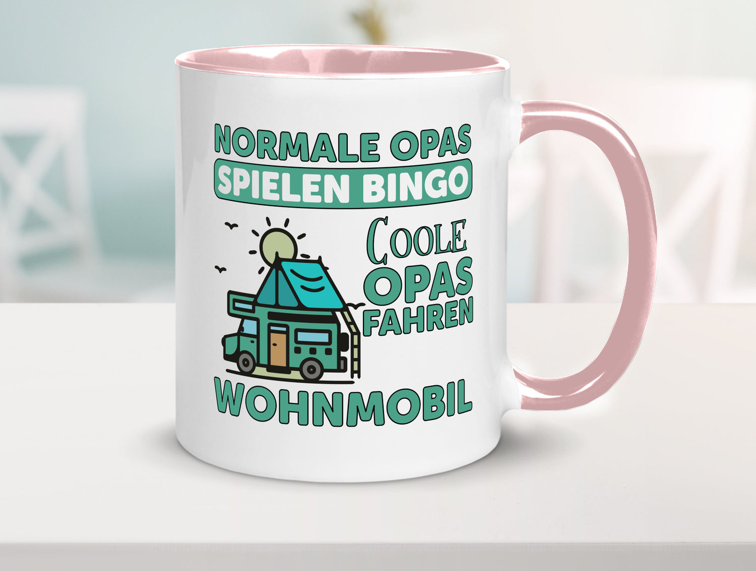 Opas spielen Bingo, coole fahren Wohnmobil | Vögel Geschenk Familie