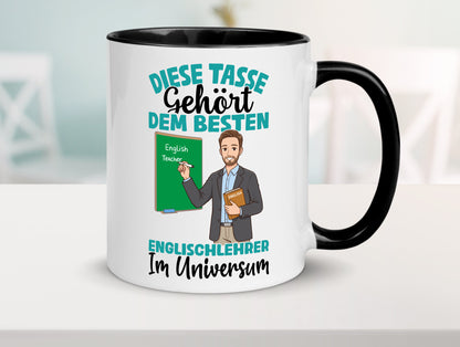 Im Universum: Englischlehrer | Schule Englisch lustiger Spruch Geschenk Humor Tasse