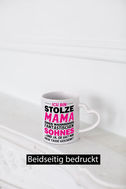 Stolze Mama Geschenkidee Familie Humor Tasse