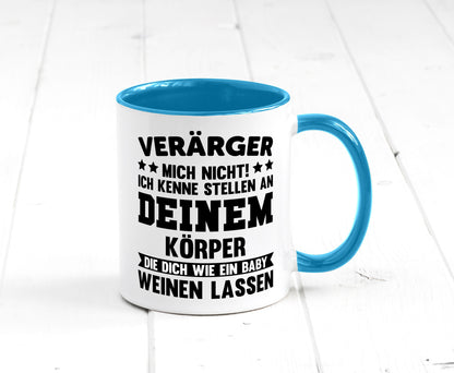 Ärger mich nicht ich kenne stellen da tut es weh. | Rache Geschenk Humor