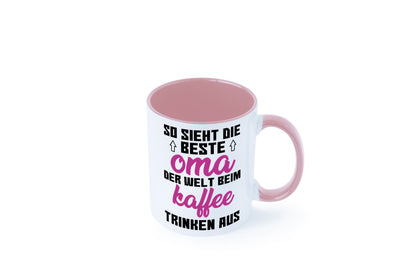 Beste Oma der Welt | Großmutter Tasse lustiger Spruch Geschenk Familie
