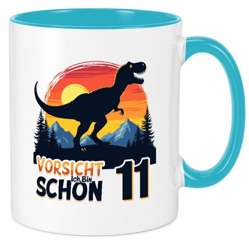 10. Geburtstag | 10 Jahre Dinosaurier v2 lustig Geschenkidee Geschenk Tasse