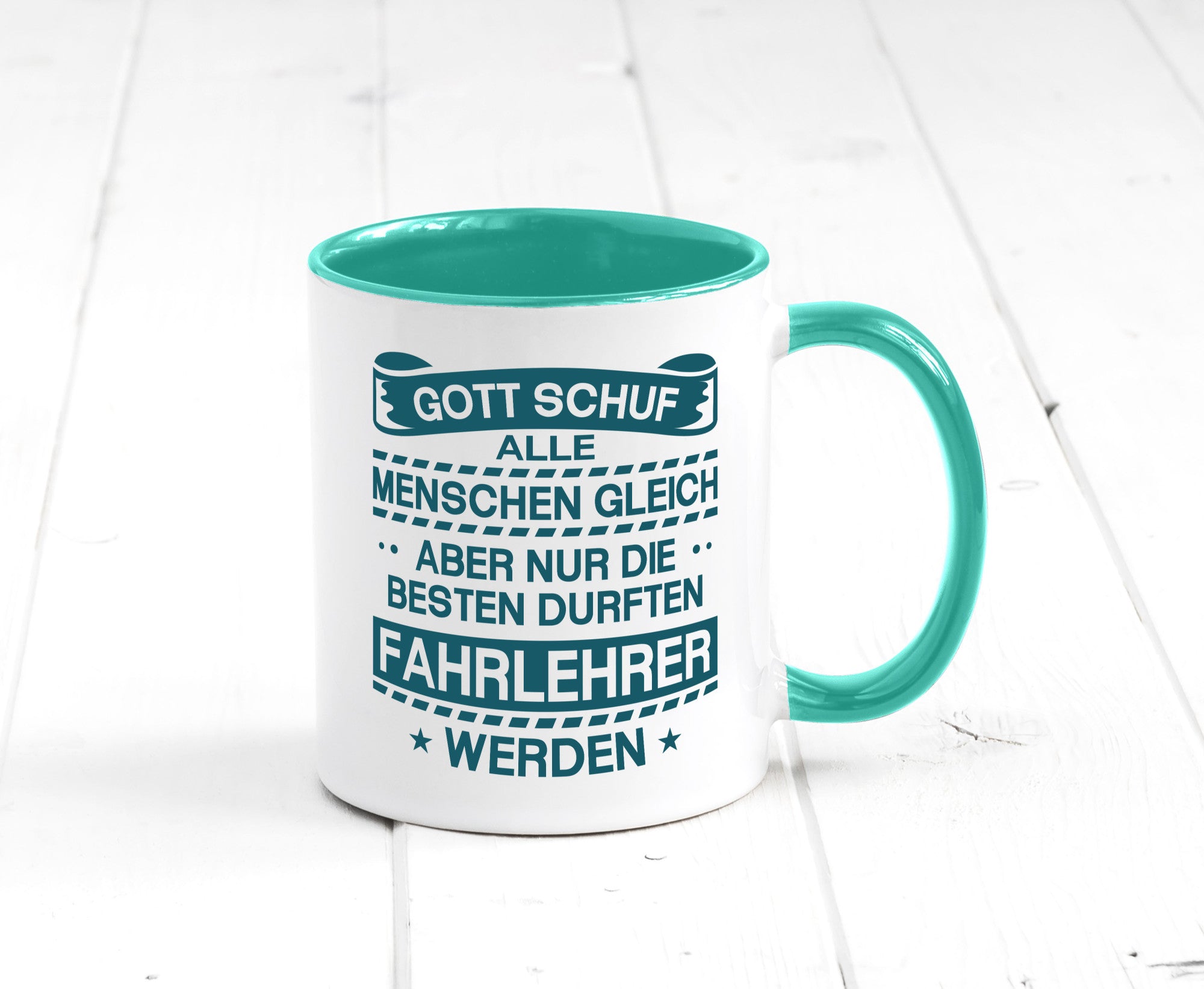 Alle Menschen gleich, die Besten sind Fahrlehrer | Sterne Humor Geschenkidee