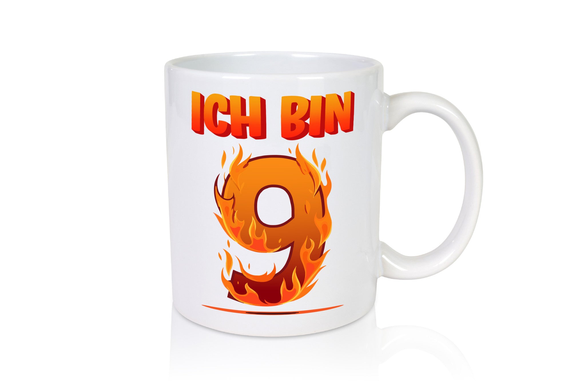 9. Geburtstag | 9 Jahre Drache lustiger Spruch Geschenk Geschenkidee Tasse