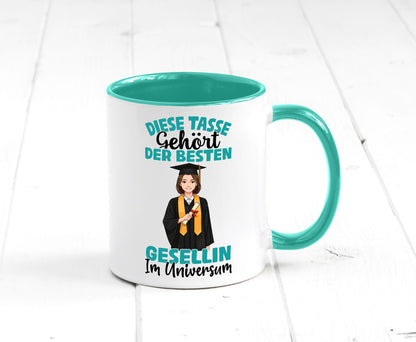 Im Universum: Gesellin | Handwerkerinnen lustiger Spruch Geschenk Humor