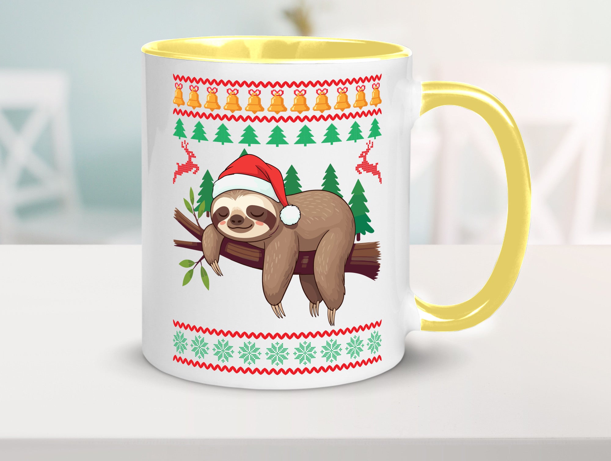 Ugly Christmas | Faultier Weihnachtsfaultier v2 lustig Tierliebhaber Humor