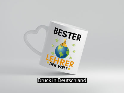 Welt Bester Lehrer | Schule Beruf Schüler Geschenk Arbeit Kollegen Büro