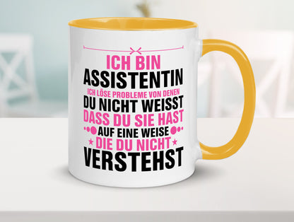 Löse Probleme: Assistentin | Assistenz Hilfskraft lustig Humor Geschenkidee
