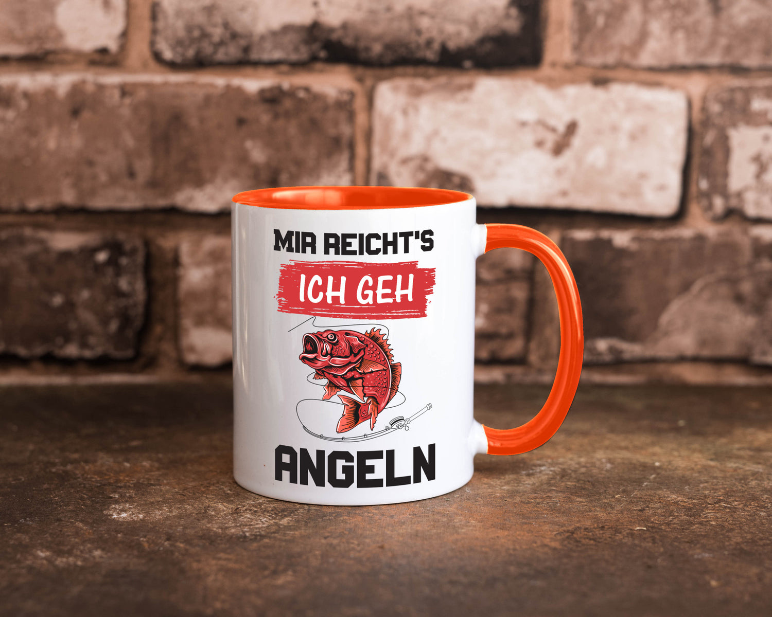 Ich geh angeln | Angler Tasse Fisch Fischer Humor lustig Geschenkidee Geschenk