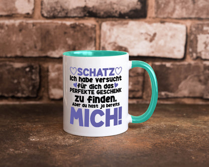 Schatz | Liebe Valentinstag Freund Freundin Herz Geschenkidee Humor Tasse
