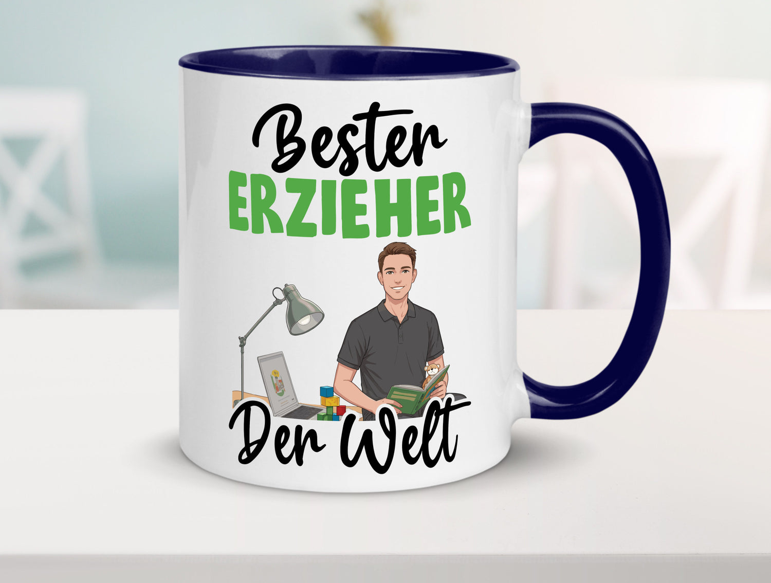 Bester Erzieher | Pädagoge Schule v2 Geschenk Humor Geschenkidee lustiger