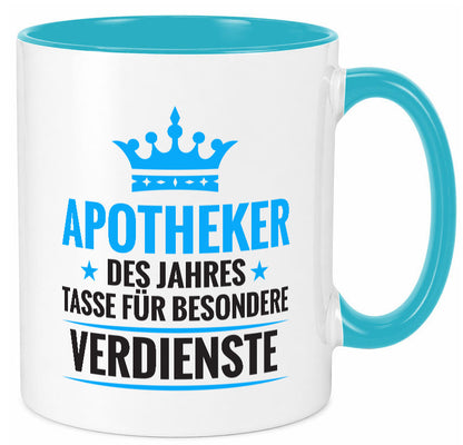 Besonderer Verdienst: Apotheker | Apotheke Pharmazie lustiger Spruch Geschenk