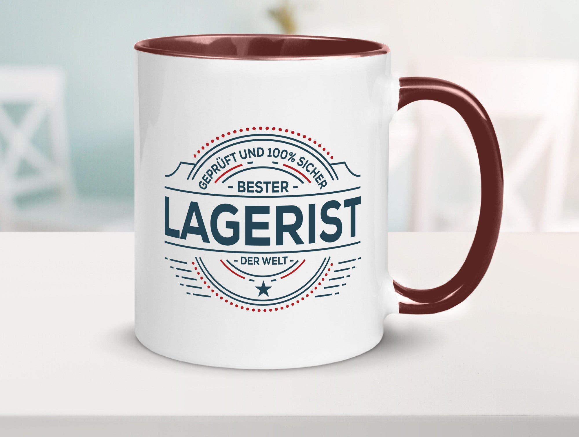 Geprüft und sicher: Lagerist | Lageristen Lager Arbeiter lustiger Spruch