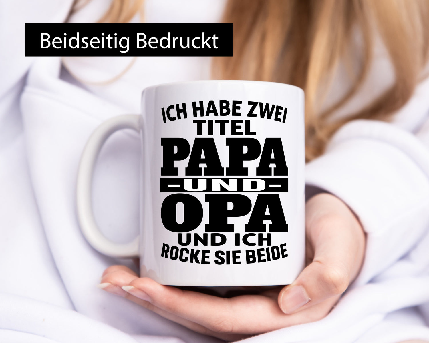 Ich habe zwei Titel Papa und Opa | Rock sie Großvater Humor Familie