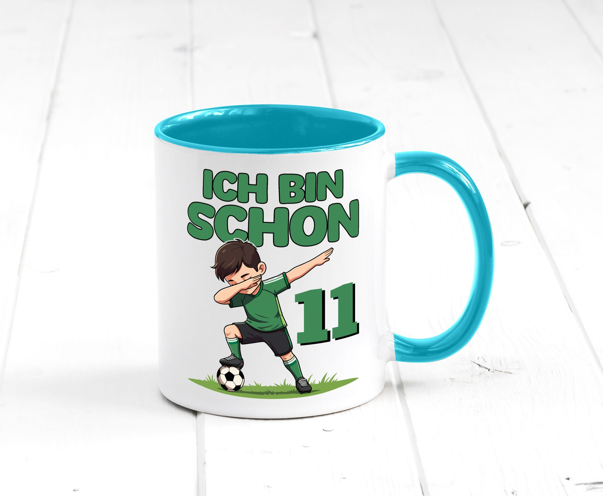 11. Geburtstag | 11 Jahre Fußballer Geschenkidee Humor Tasse
