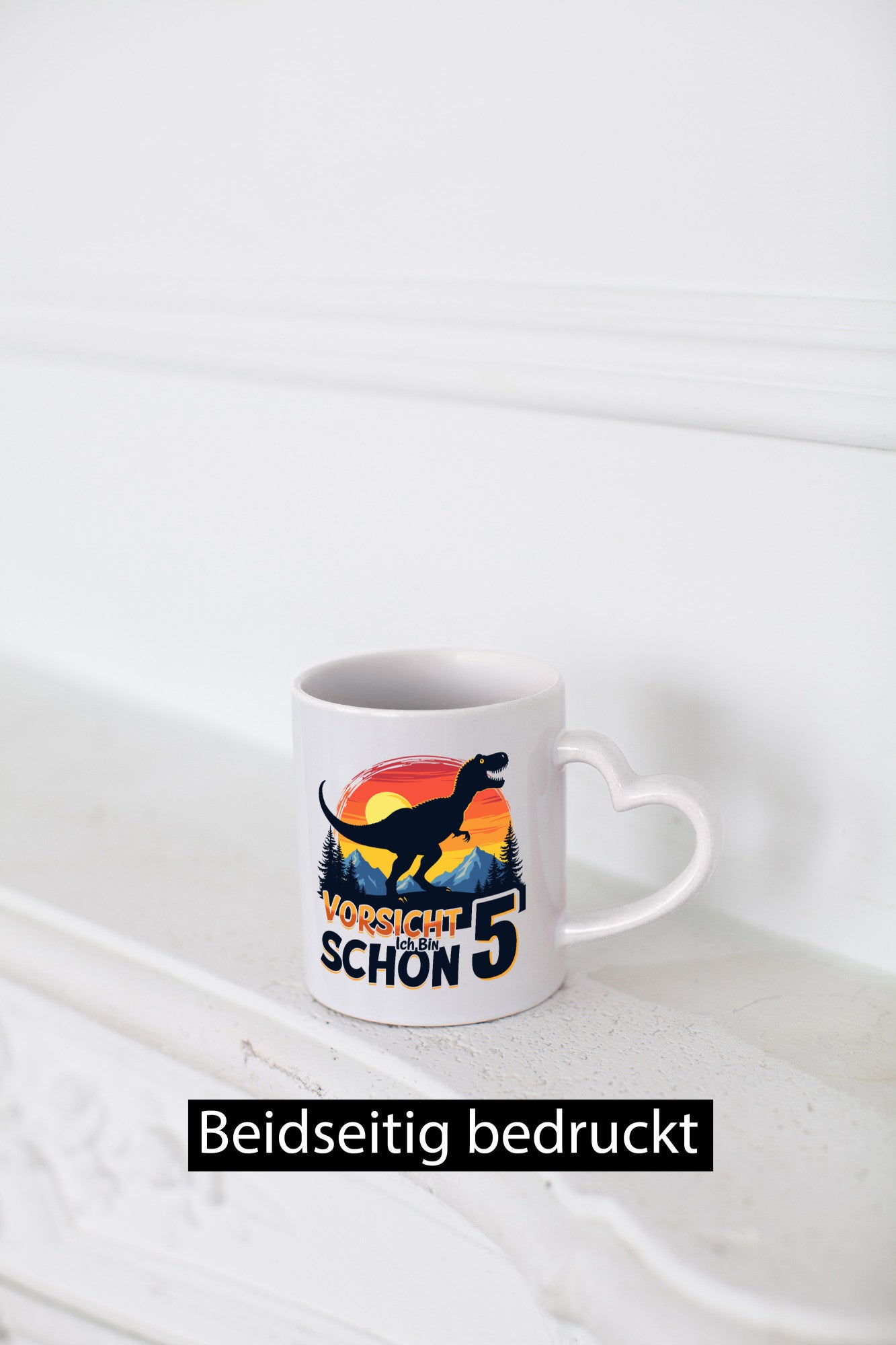 5. Geburtstag | 5 Jahre Dinosaurier v2 Humor Geschenkidee Tasse