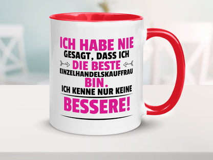 Die Beste Einzelhandelskauffrau | Einzelhandel Geschenkidee Humor Tasse