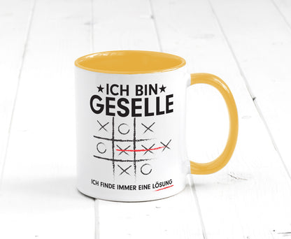 Löse Probleme: Geselle | Handwerker Humor Geschenkidee Tasse