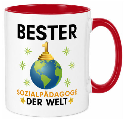 Welt Bester Sozialpädagoge | Pädagoge Geschenk Humor Geschenkidee lustiger Tasse