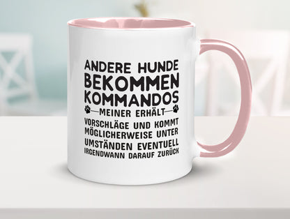 Hunde Training | Hundebesitzer Tasse Hundekommando lustig Tierliebhaber Humor