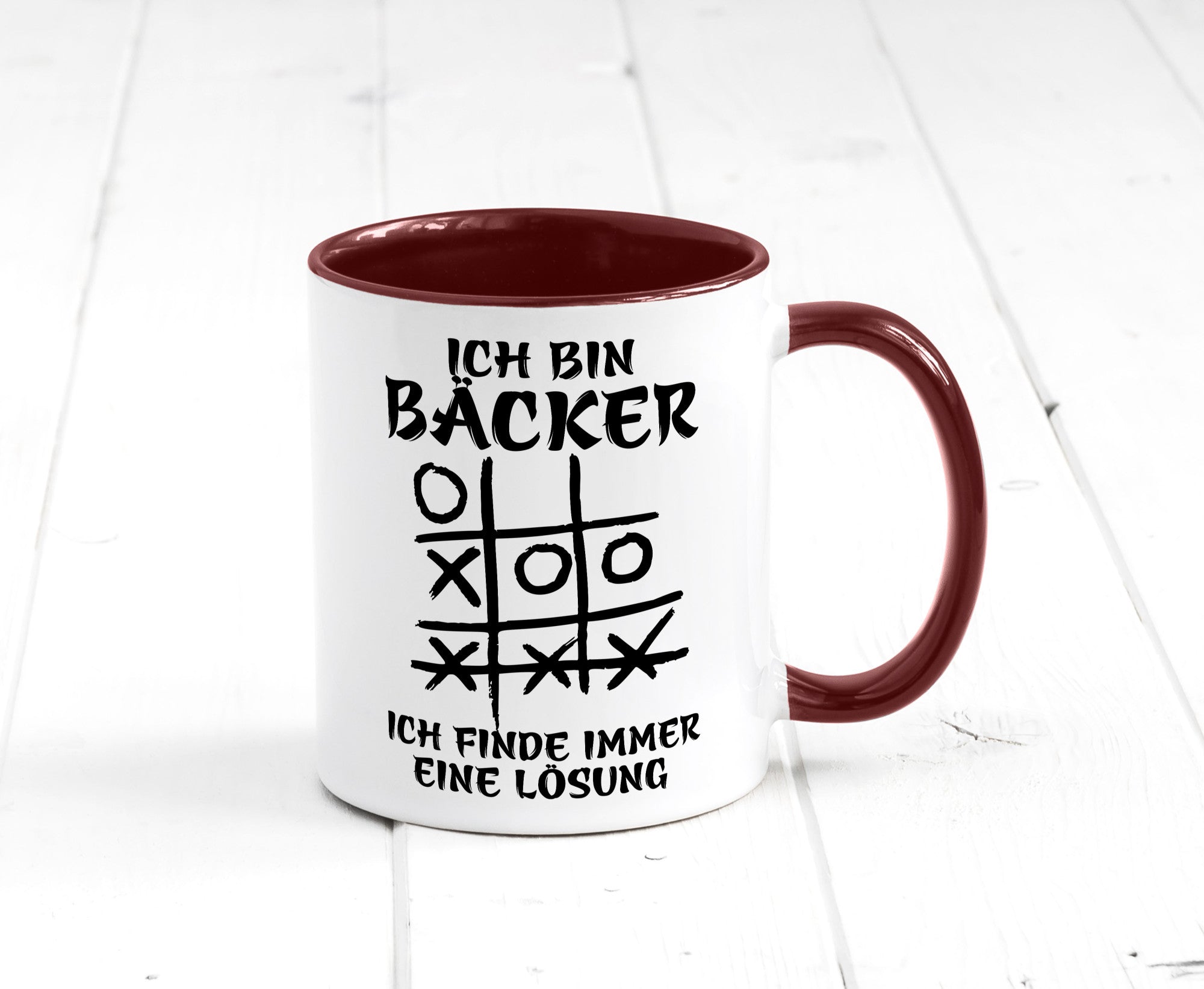 Ich bin Bäcker finde immer eine Lösung | Meister lustig Humor Geschenkidee
