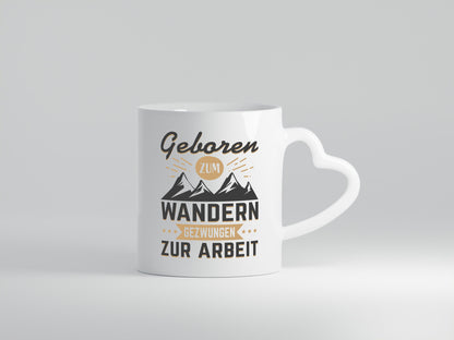 Geboren zum Wandern, gezwungen zur Arbeit | Berge Sterne Humor Kollegen Büro