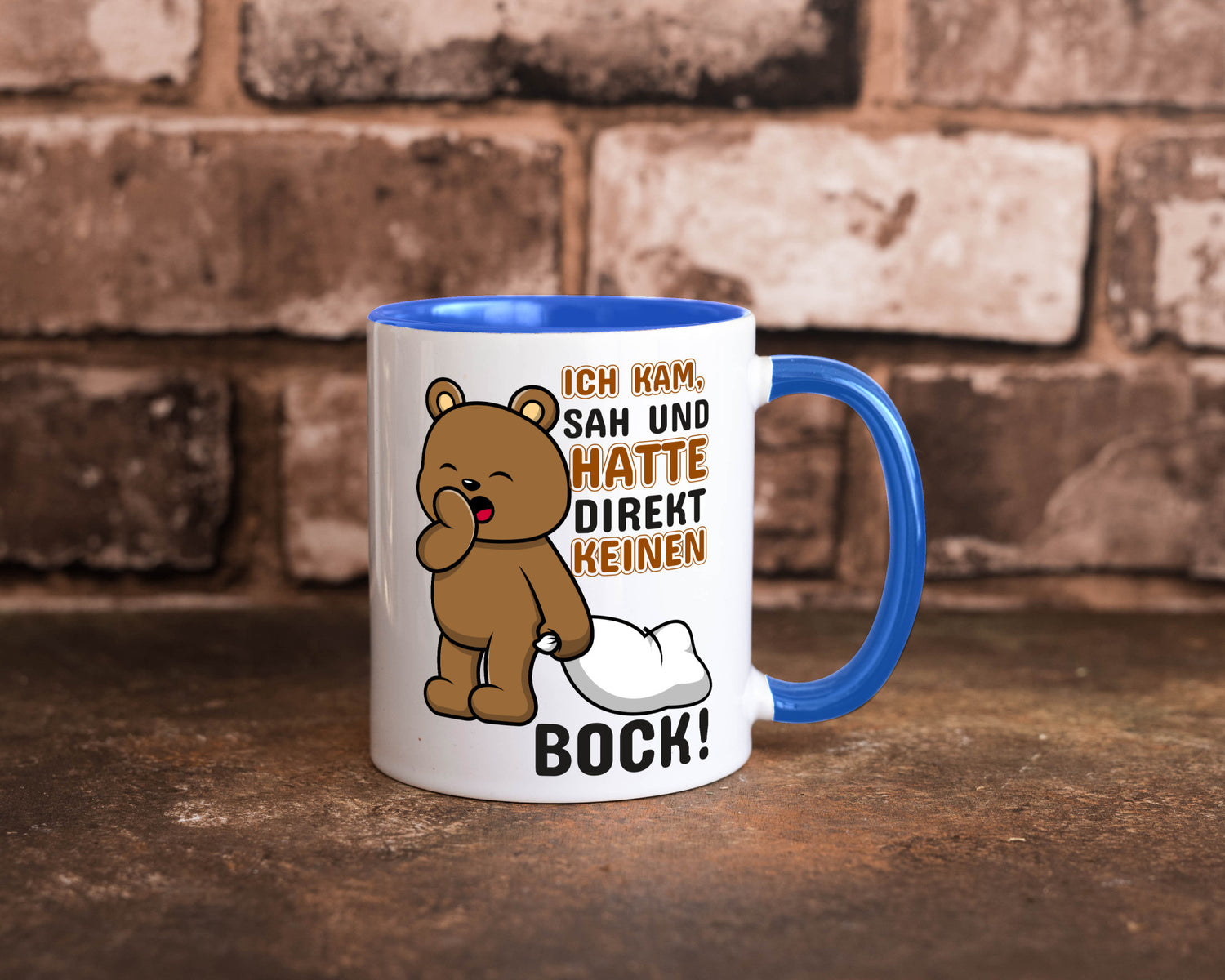 Direkt keinen Bock! | Büro Faultier Morgenmuffel Geschenk Arbeit Kollegen