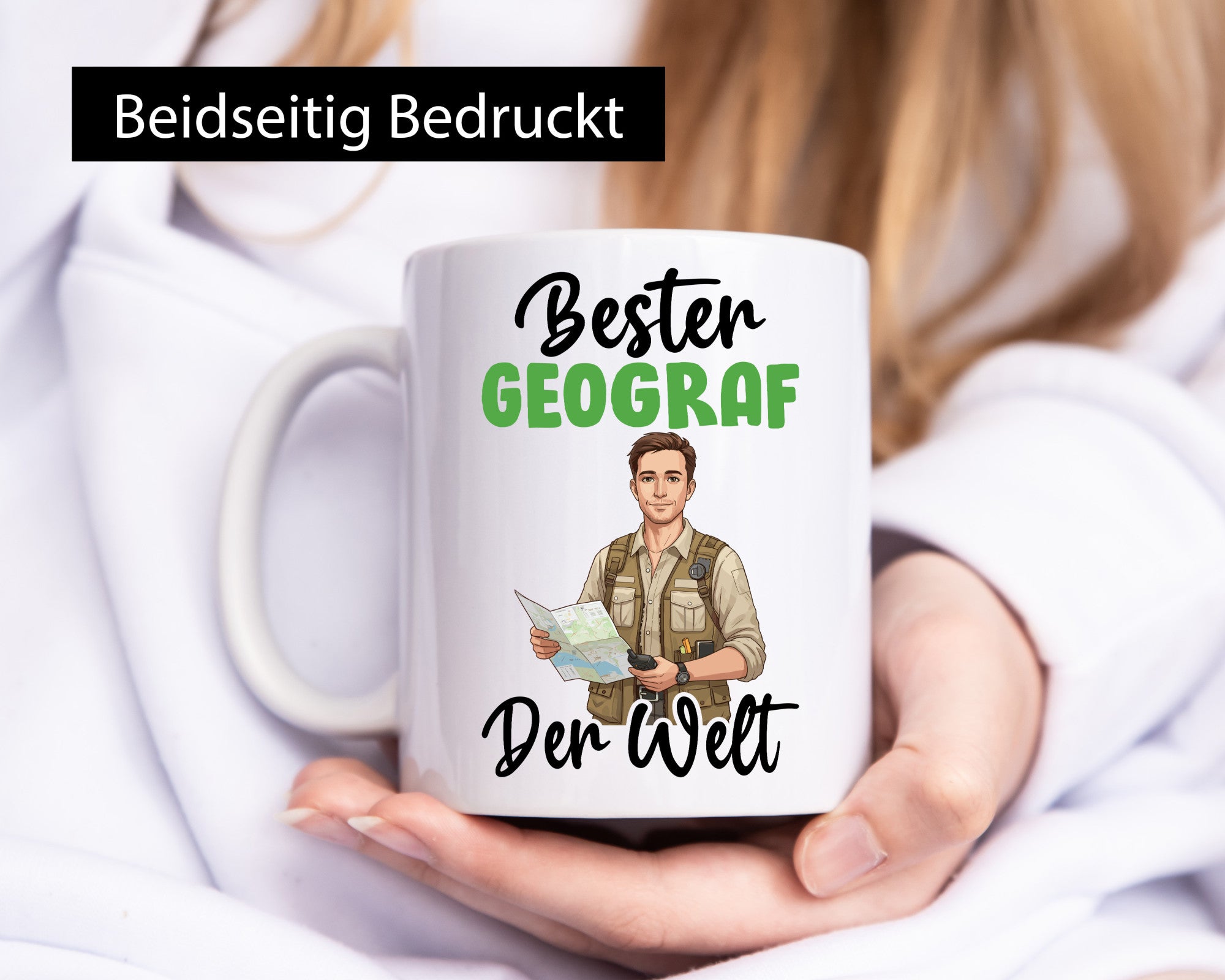 Bester Geograf | Geografie v2 Geschenkidee Humor Tasse