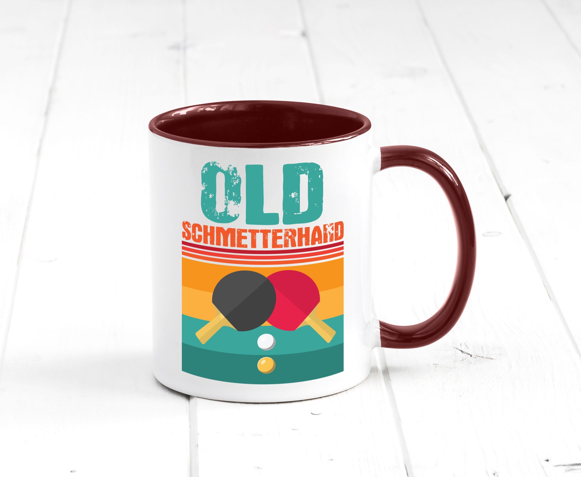 Tischtennis Tasse Humor Geschenkidee