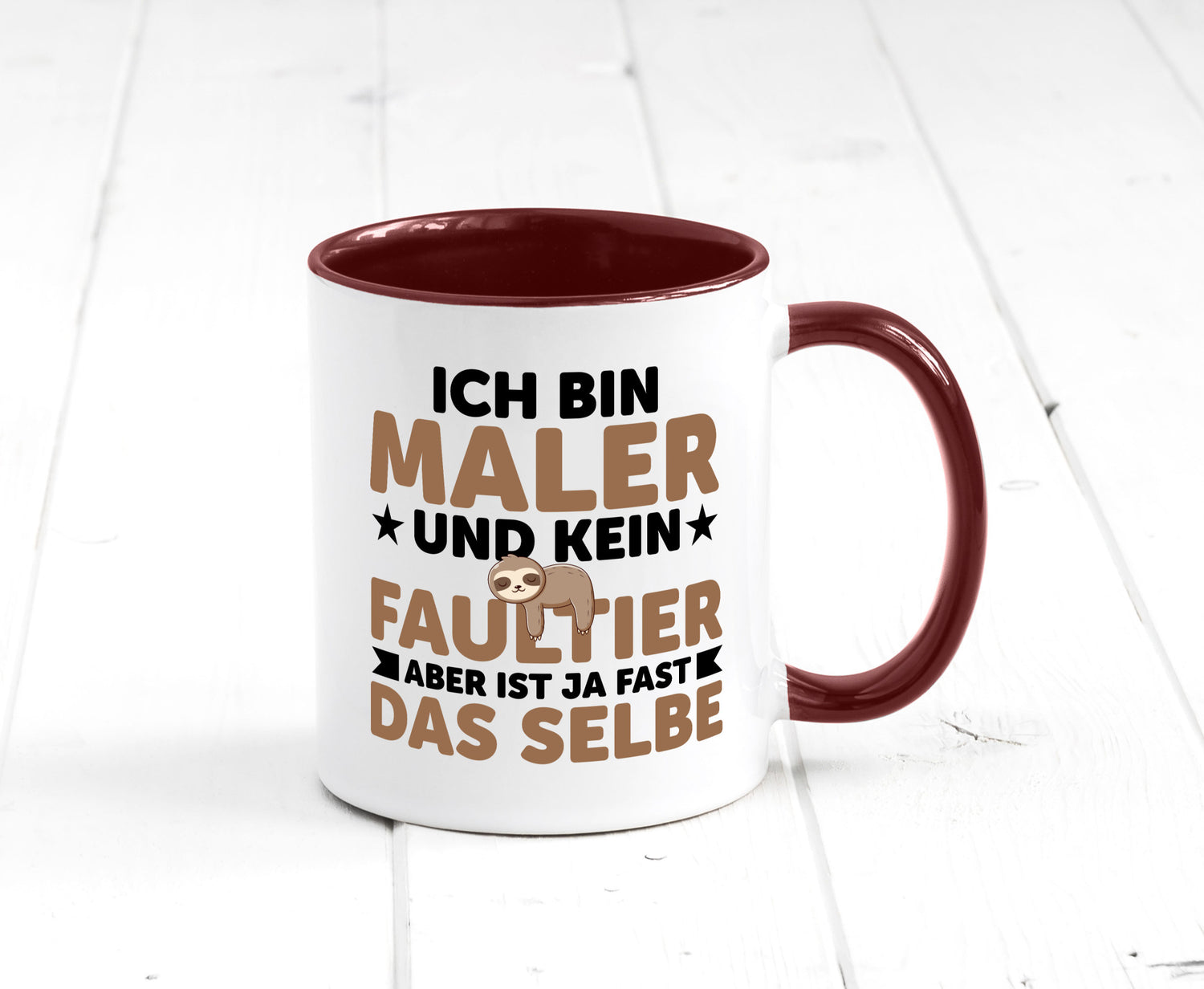 Ich bin kein Faultier: Maler | Malerei v2 lustiger Spruch Geschenk
