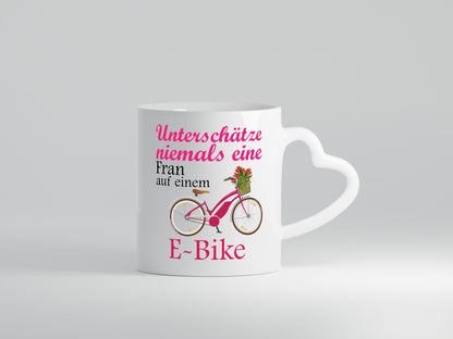 Never Underestimate a Woman | E-Bike Sport Cycling funny Humor