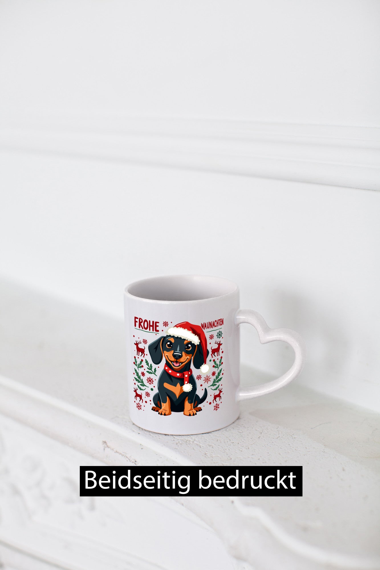 Frohe Waunachten | Ugly Christmas Weihnachtshund v2 Humor Tierliebhaber