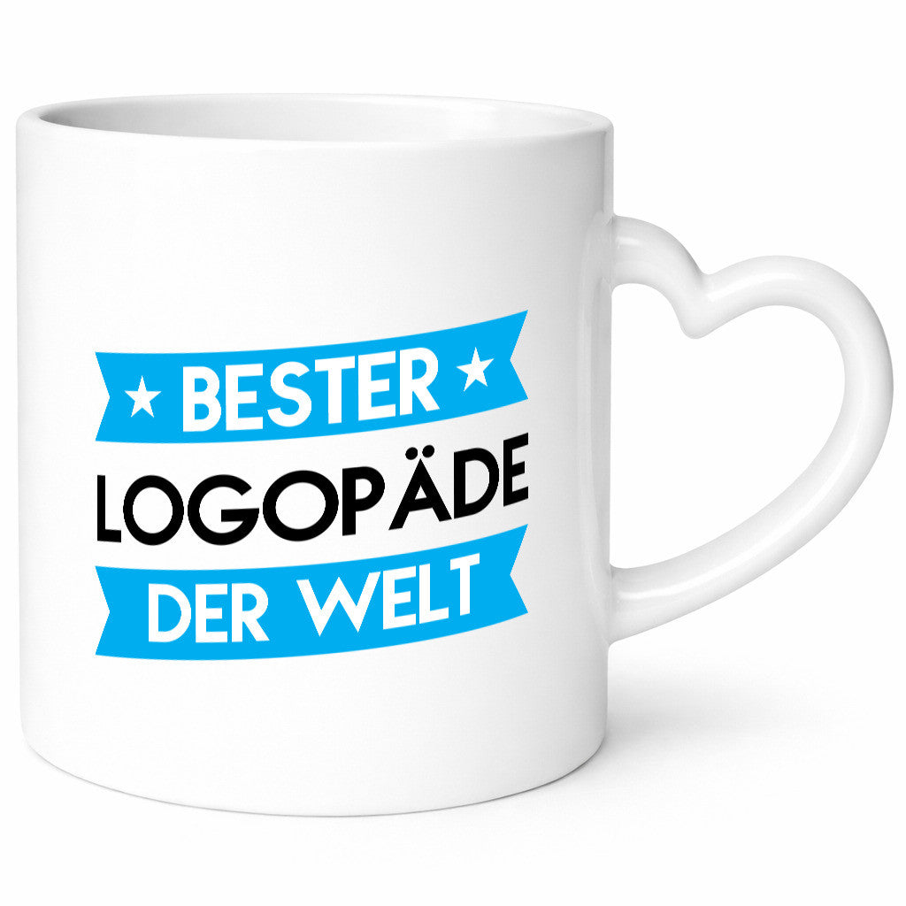 Bester Logopäde | Sprachtherapie lustig Humor Geschenkidee Geschenk Tasse