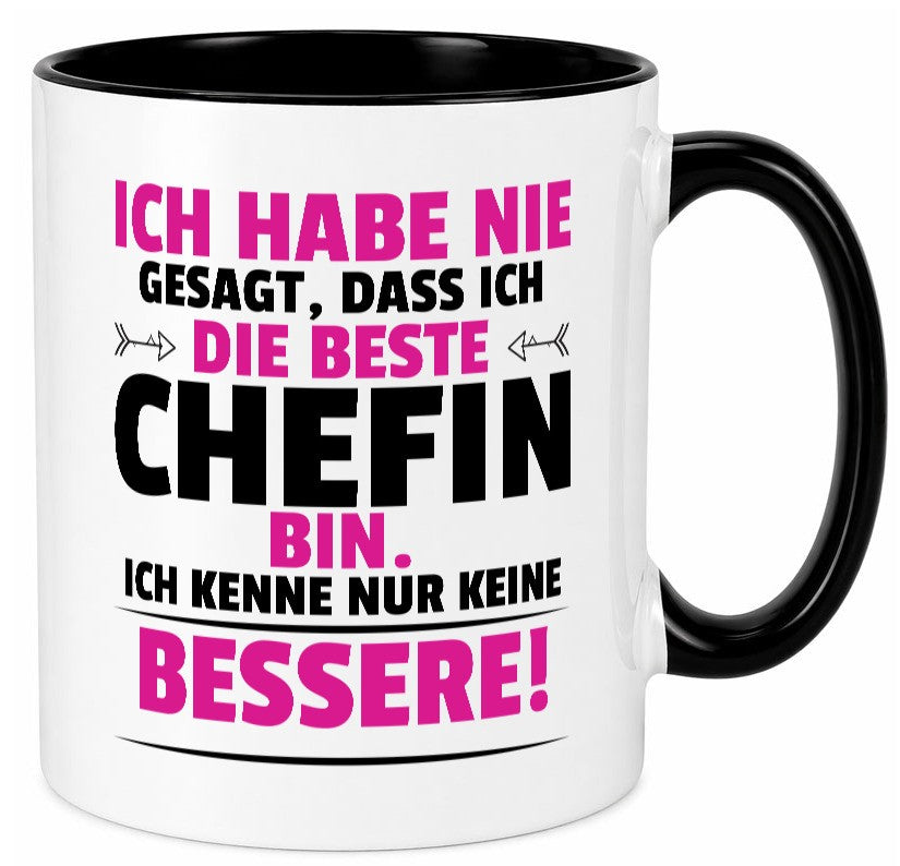 Die Beste Chefin | Führungskraft Vorgesetzte Geschenkidee Arbeit Kollegen Büro Tasse