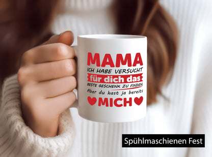 Beste Mutter | Muttertag Geschenk für Mama lustig Familie Geschenkidee Tasse