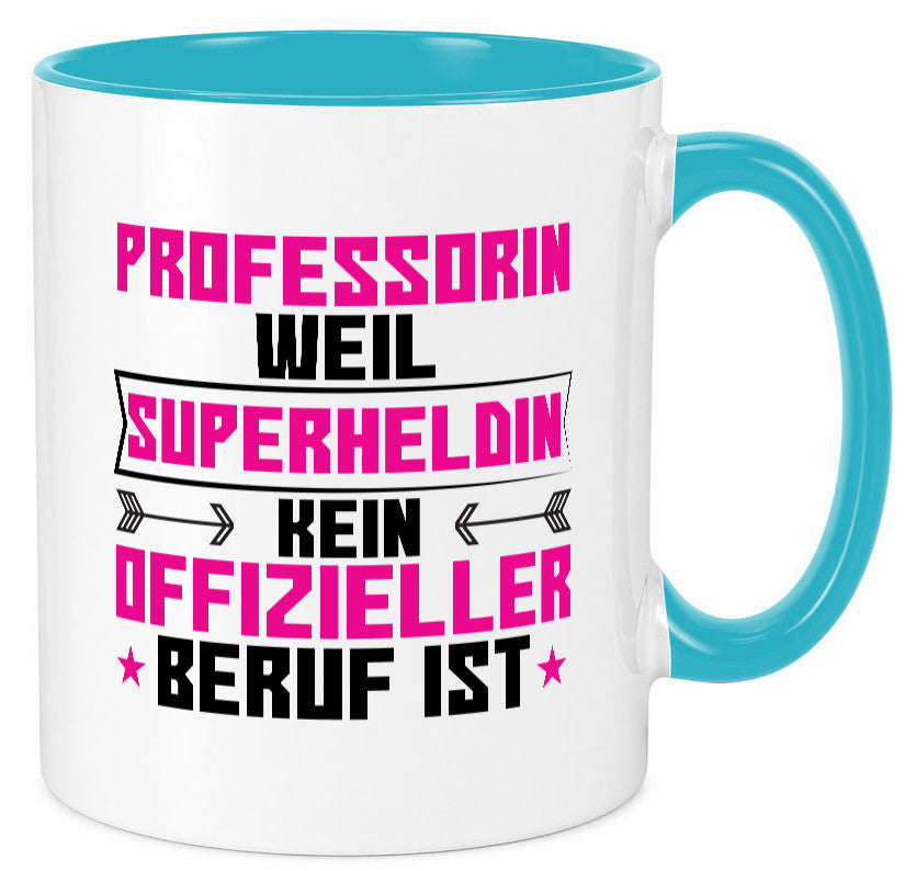 Superheldin Professorin | Uni Universität Geschenk Humor Geschenkidee lustiger