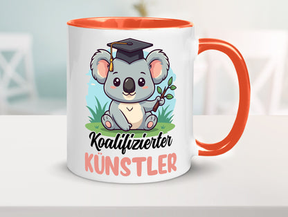 Koalifizierter Künstler | Kunst Humor Geschenkidee Tasse