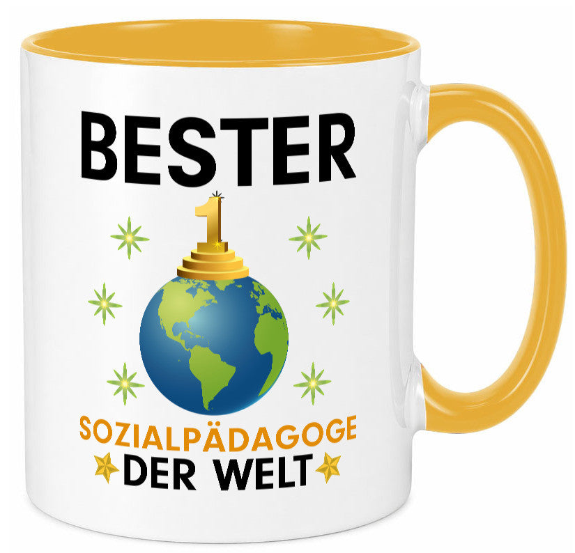 Welt Bester Sozialpädagoge | Pädagoge Geschenk Humor Geschenkidee lustiger Tasse
