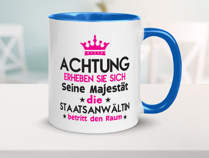 Seine Majestät Staatsanwältin | Anwältin lustiger Spruch Geschenk Humor