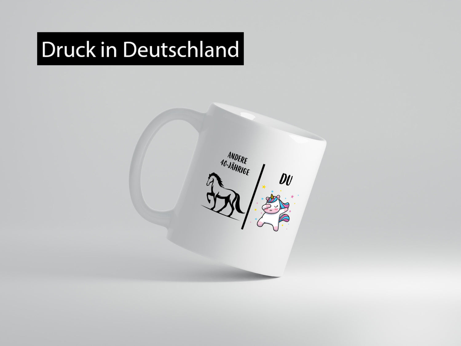 Andere 40 Jährige | Einhorn Geschenk Humor Geschenkidee lustiger Spruch Tasse