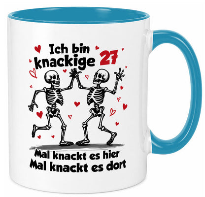 27. Geburtstag | Knackige 27 Ich bin alt v2 Humor Geschenkidee Tasse