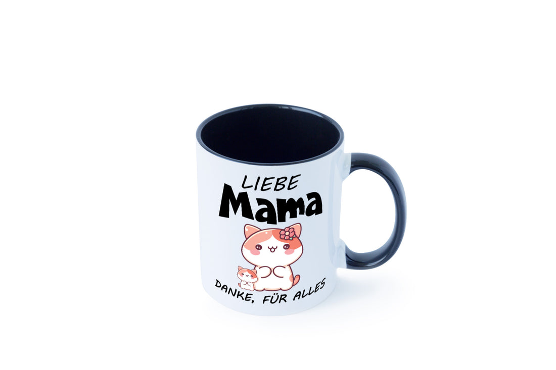 Liebe Mama Danke, für alles | Muttertag Beste Geschenk Familie Geschenkidee Tasse