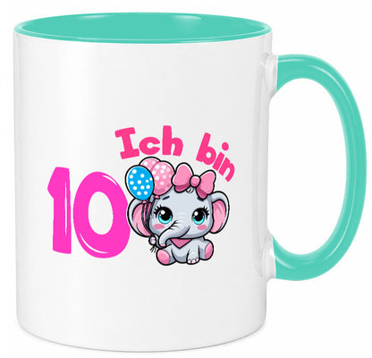 10. Geburtstag | 10 Jahre Elefant Mädchen Geschenk Geschenkidee lustiger Spruch