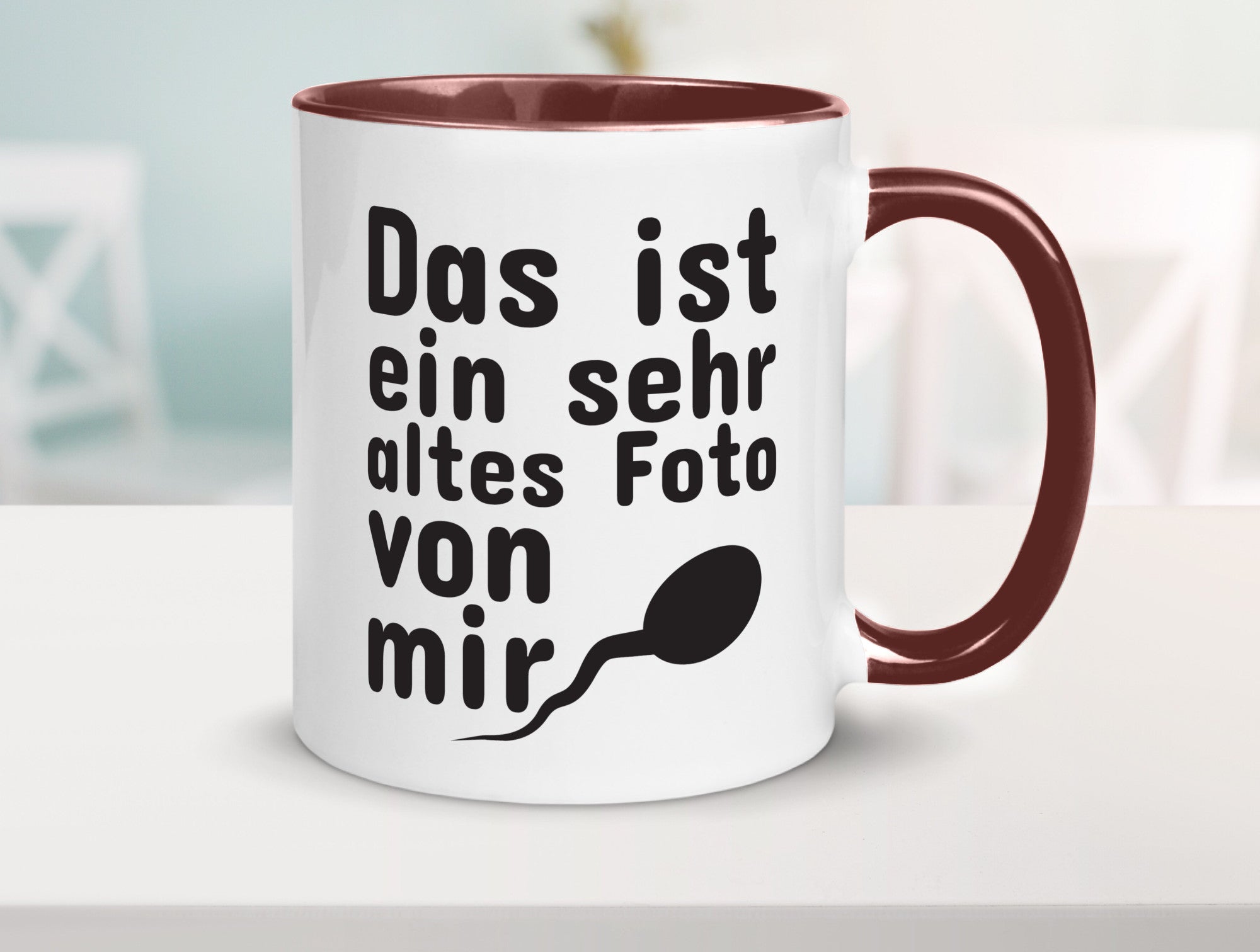 Sehr altes Foto von mir | lustige Tasse Männer Humor Geschenk Geschenkidee