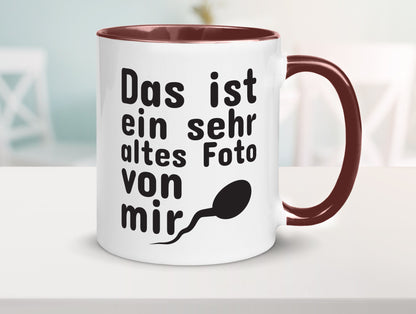 Sehr altes Foto von mir | lustige Tasse Männer Humor Geschenk Geschenkidee