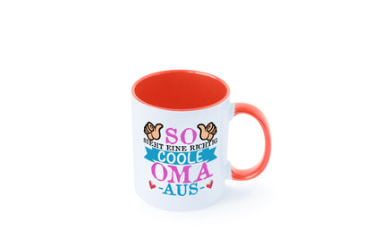 So sieht eine richtig Coole Oma aus | Großmutter Humor Familie Geschenkidee