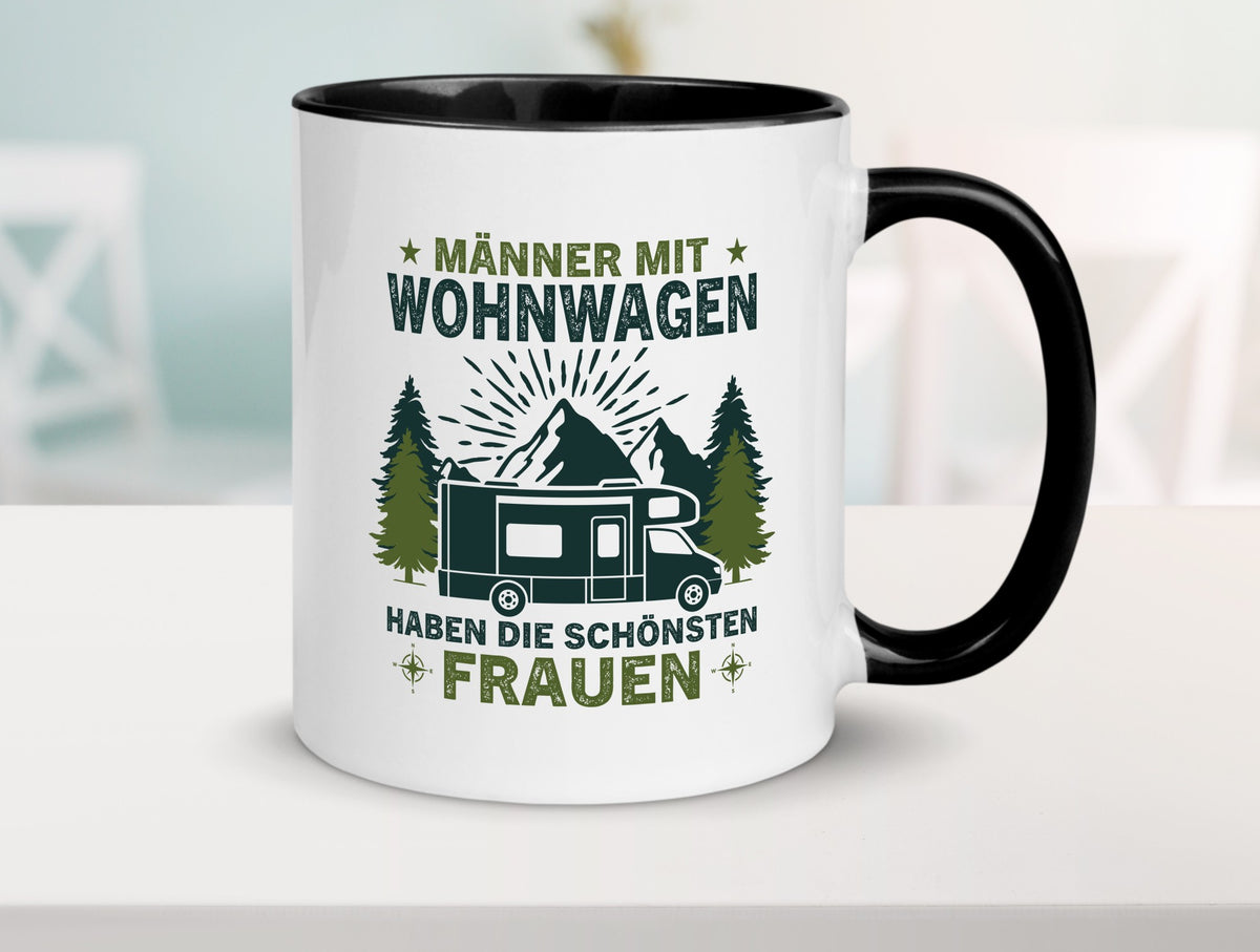 Männer mit Wohnwagen | Schönste Frauen Camping Humor Geschenkidee Tasse
