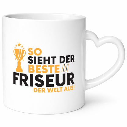 Der Weltbeste Friseur | Frisör Humor Geschenkidee Tasse