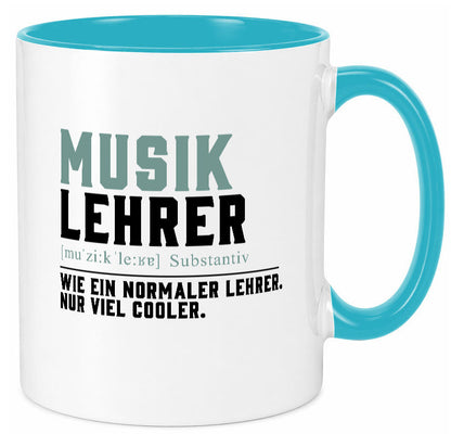 Musiklehrer | Lehrer Unterricht Lieblingslehrer Geschenkidee Humor Tasse